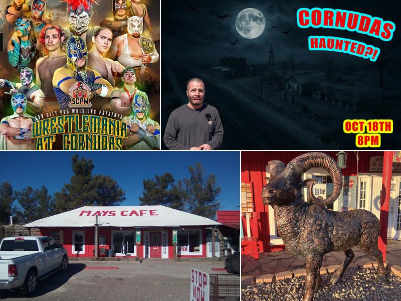 Cornudas Cafe 180 US-62, Salt Flat