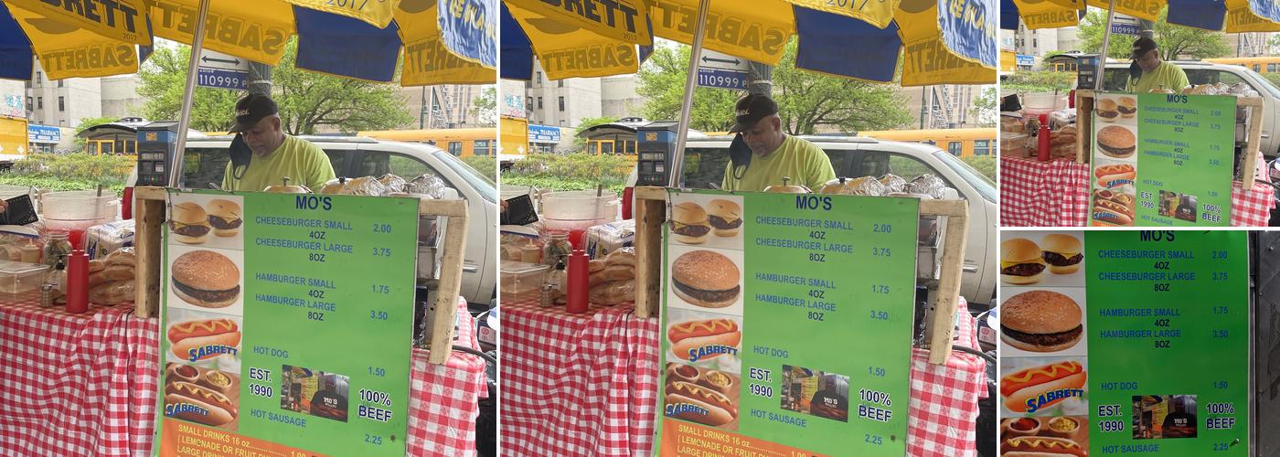 Mo's Famous Burgers Menu