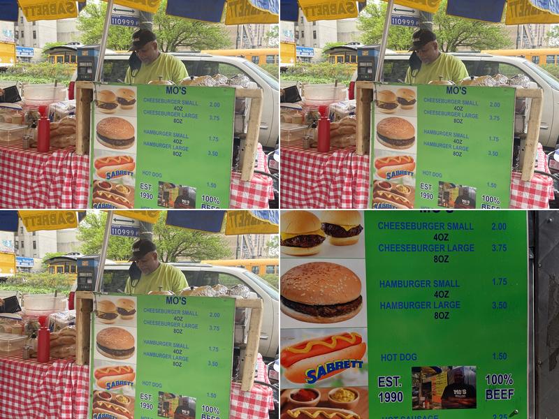 Mo's Famous Burgers Menu