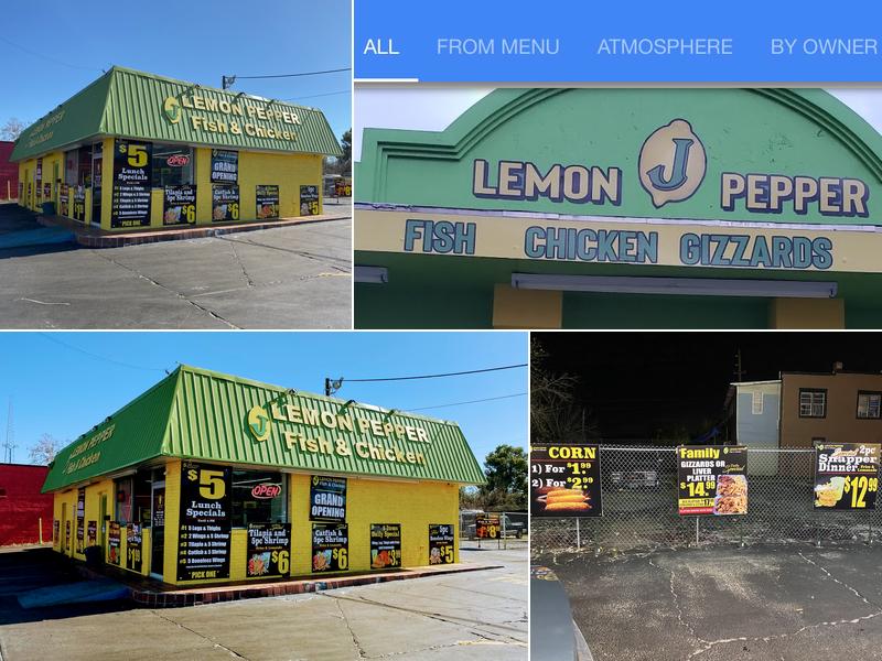 J lemon pepper fish & chicken