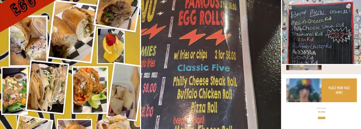 Egg Rollin' Menu