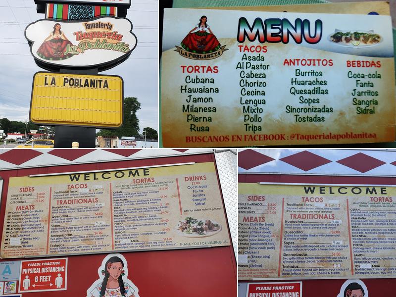 Taqueria la Poblanita #1 Menu