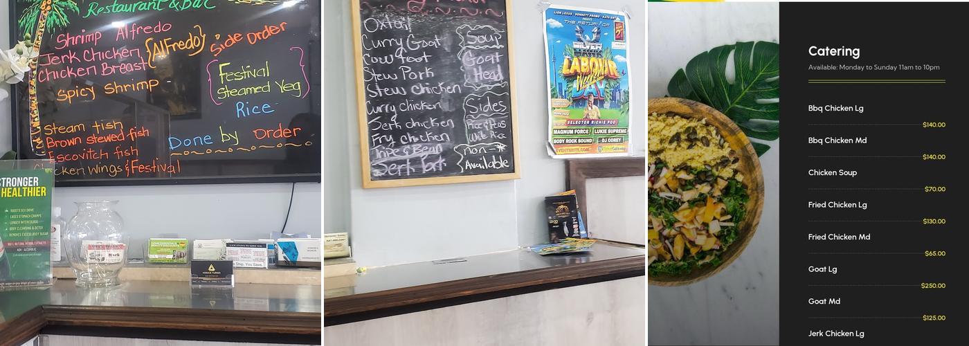 RP Restaurant & Bar Menu