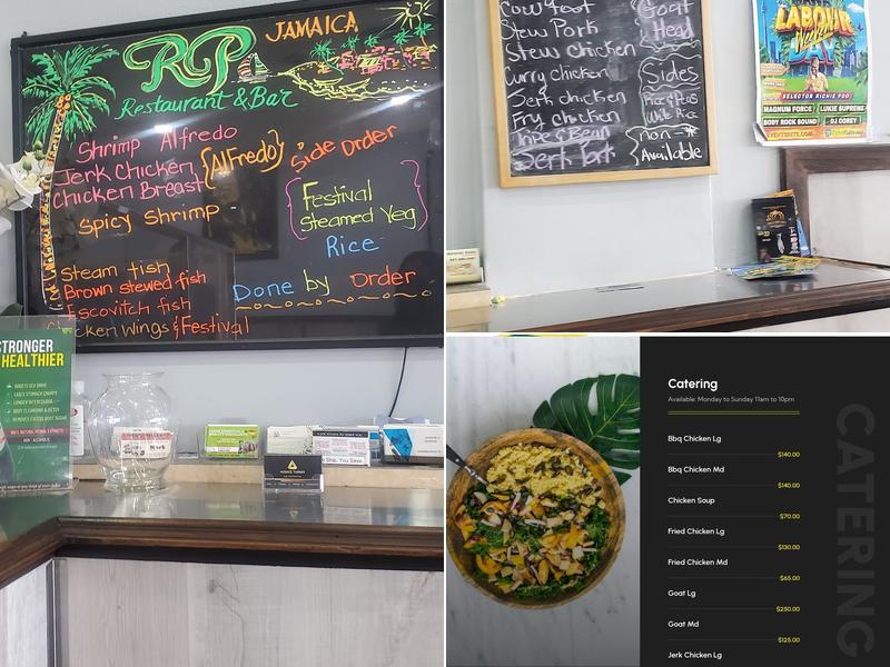 RP Restaurant & Bar Menu