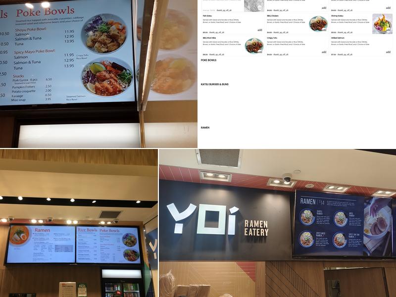 Yoi Japanese Eatery Menu