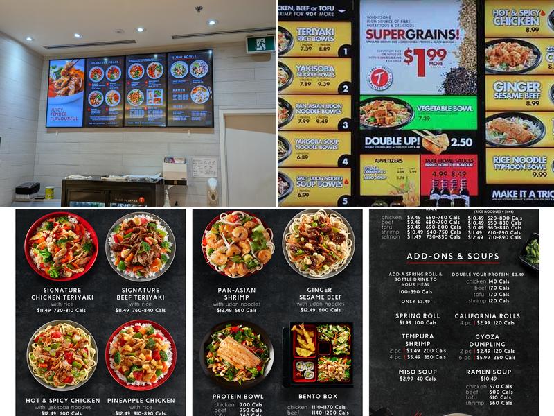 Teriyaki Experience Menu