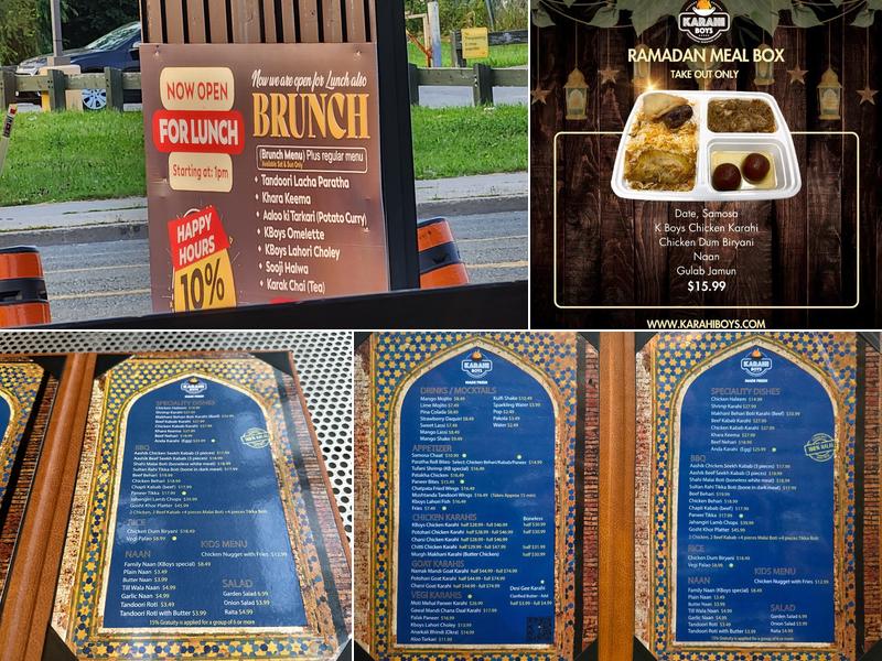 Karahi Boys Menu