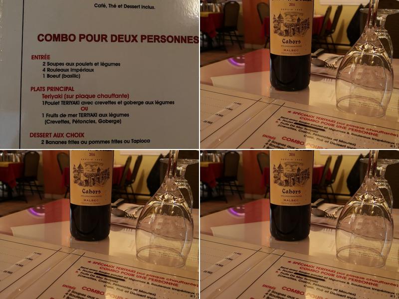 Restaurant Chez Mai Lai Menu