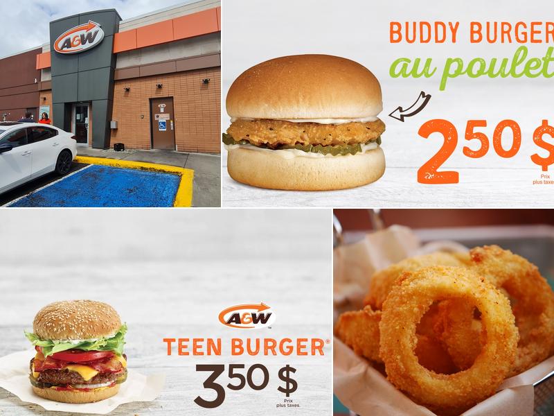 A&W Canada Les Promenades Beauport,  3321 Rue du Carrefour, Beauport