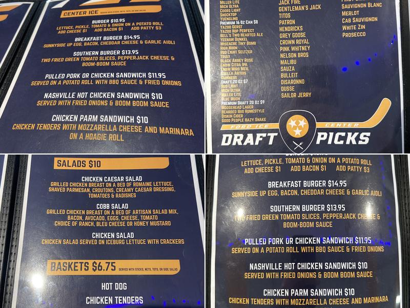 Draft Picks Menu