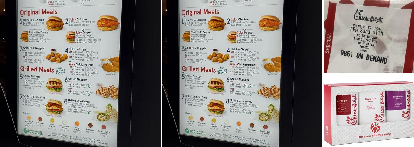Chick-Fil-A Menu