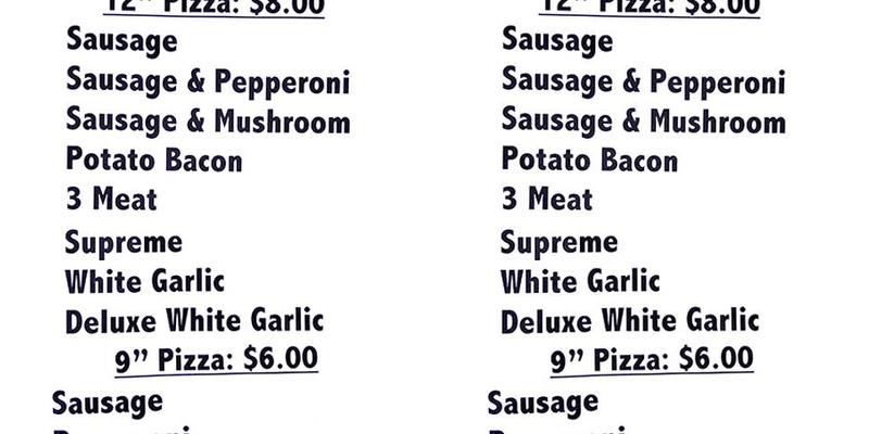 3's Company Bar Menu