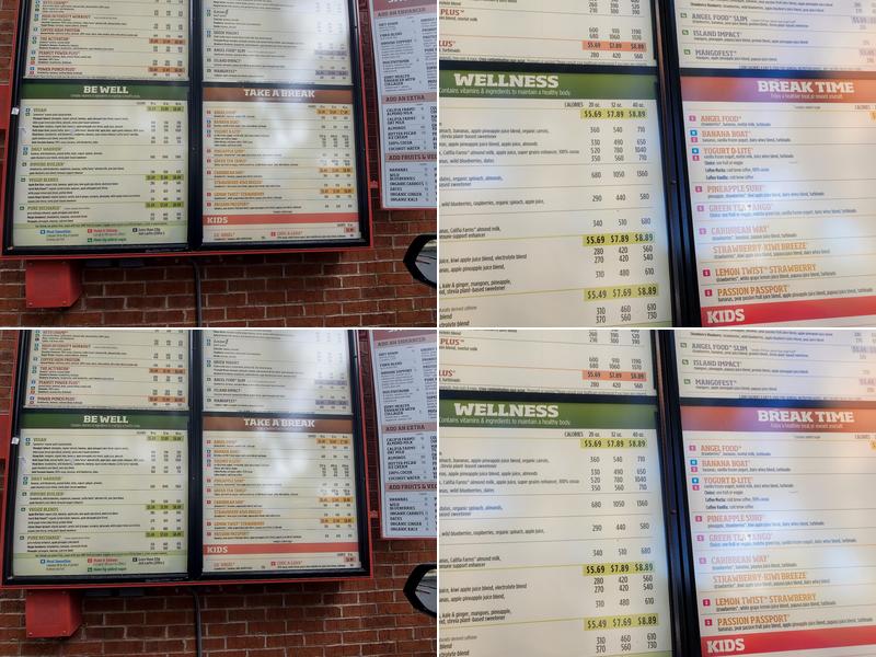 Smoothie King Menu