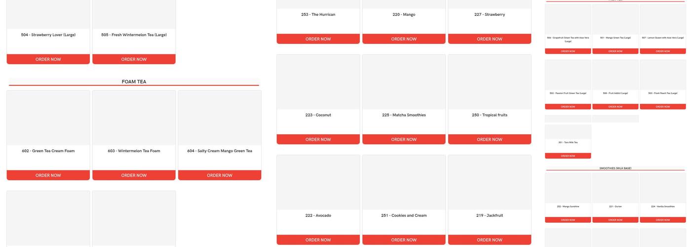 Toronto Pho JANE Menu