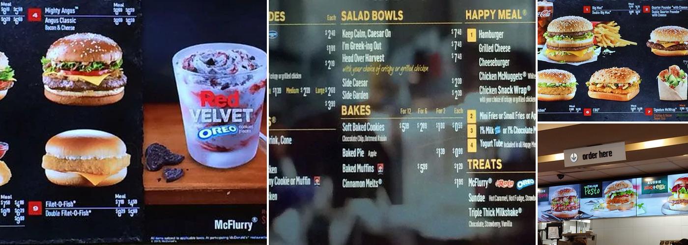 McDonald's Menu