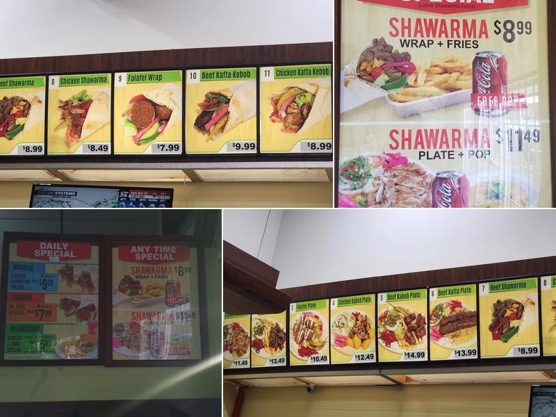 Orfus wrap and grill Menu