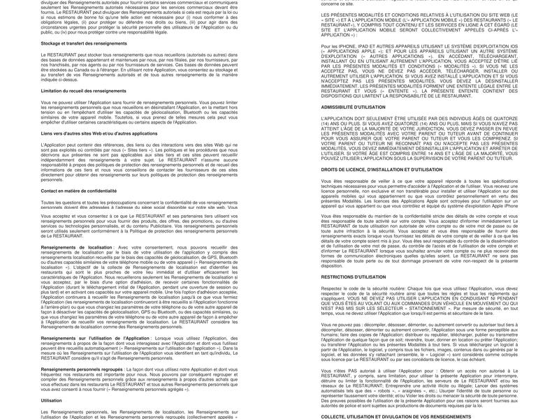 Pizzeria Chez Paquet Inc Menu