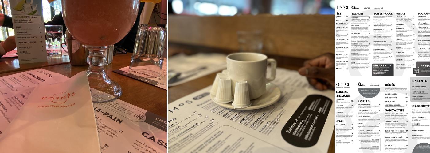 Cosmos Lebourgneuf Menu