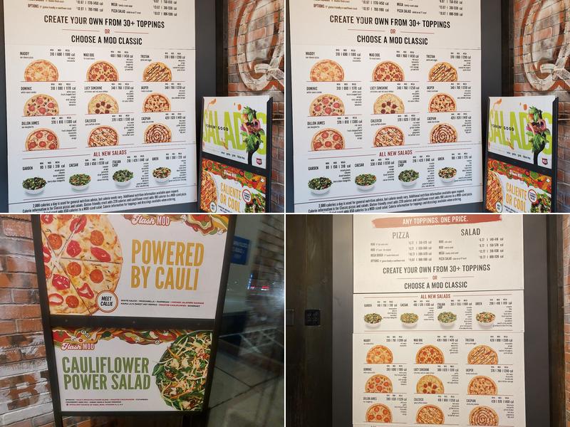 MOD Pizza Menu