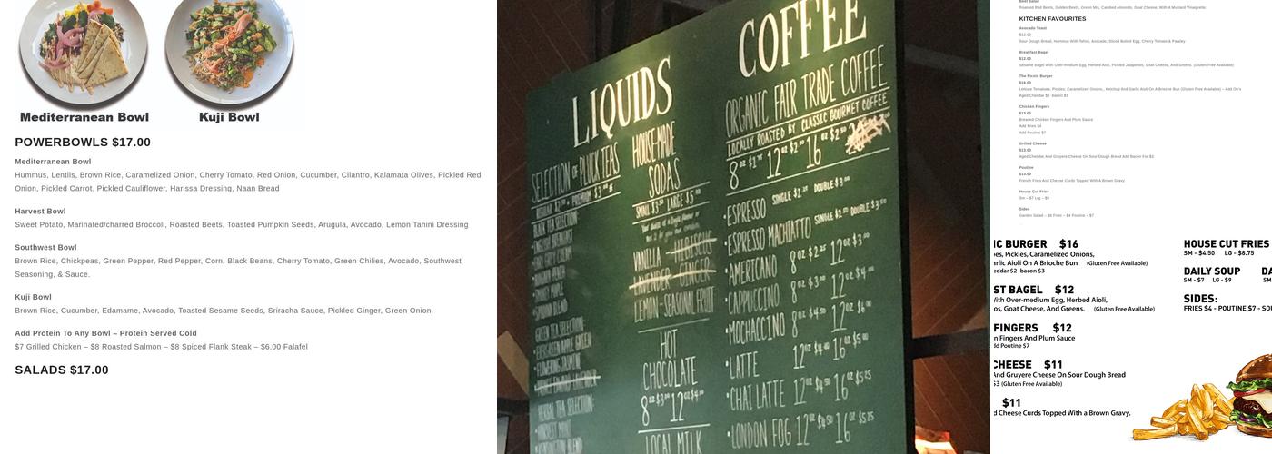 Picnic Cafe & Catering Inc. Menu