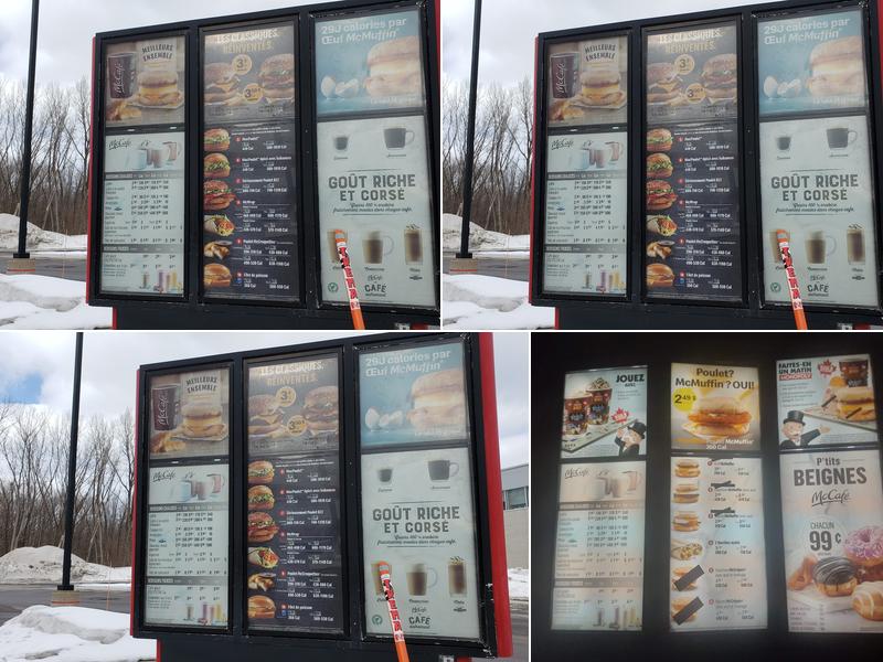McDonald’s Menu