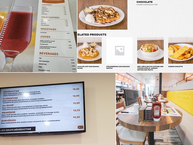 Eggsquis Quebec-Hamel Menu