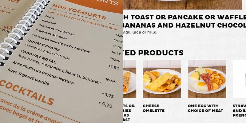 Eggsquis Menu