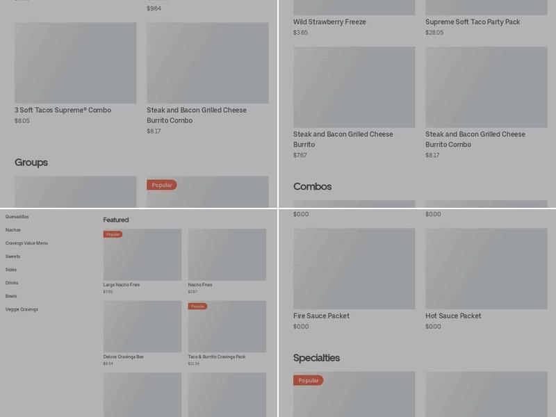 Taco Bell Menu