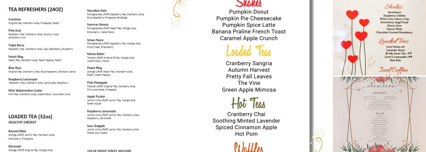 Imperial Nutrition Menu