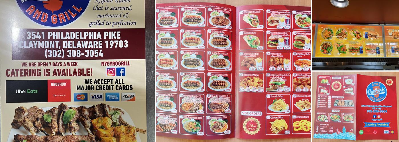 NY Gyro & Grill Menu