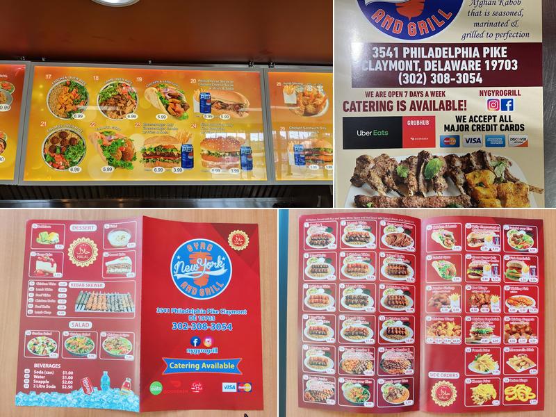 NY Gyro & Grill Menu
