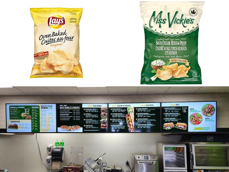 Subway Menu
