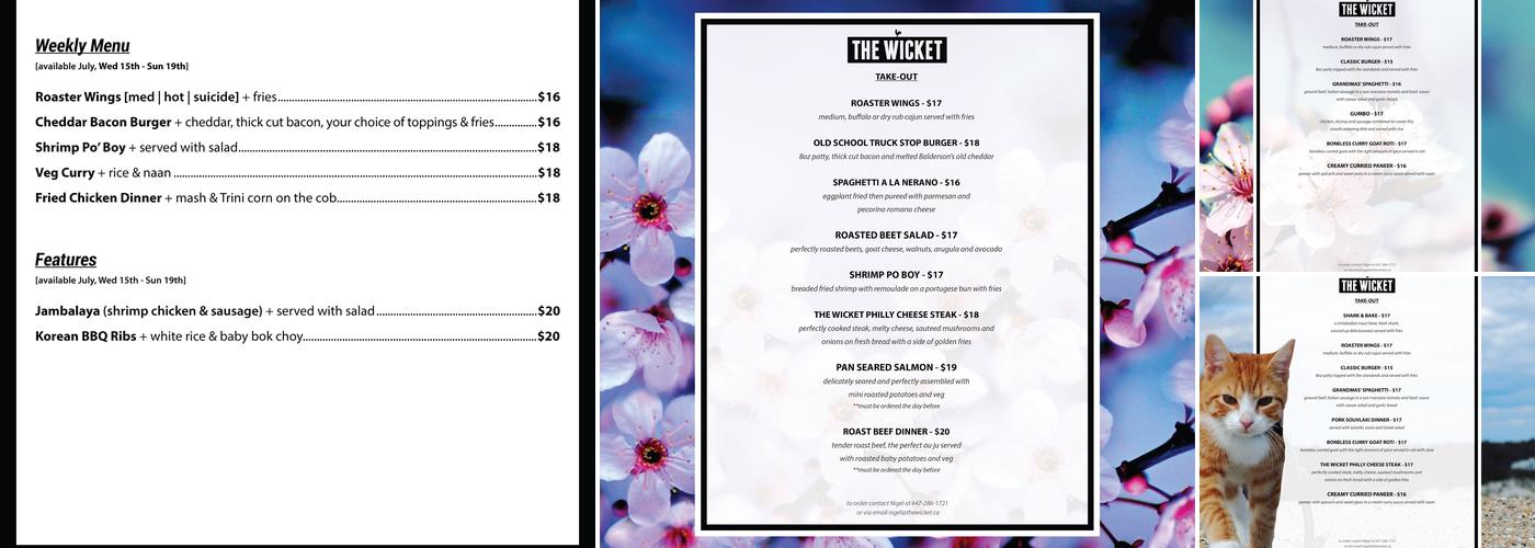 The Wicket Menu