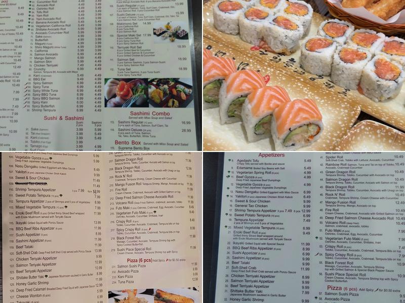 Sushi Place Menu