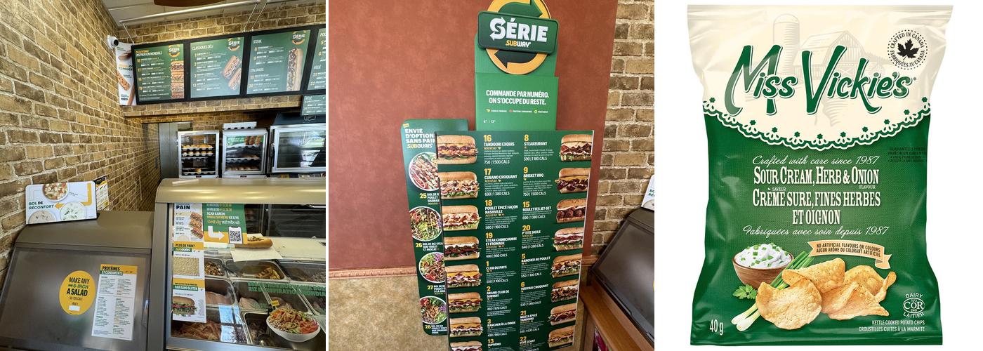 Subway Menu