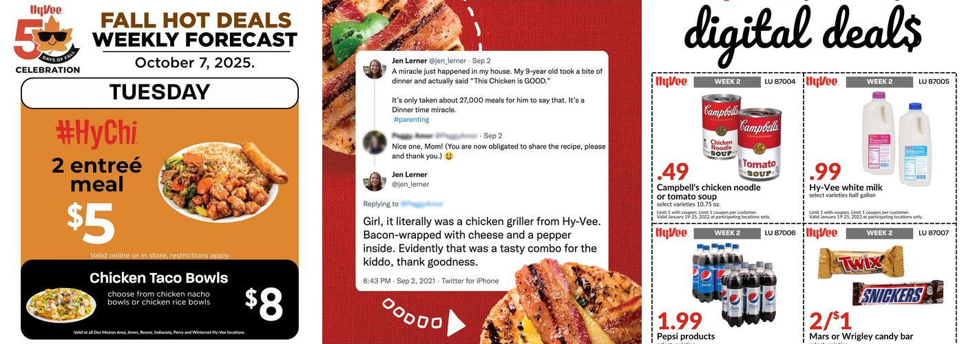 Hy-Vee Market Grille Menu