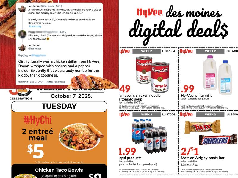 Hy-Vee Market Grille Menu