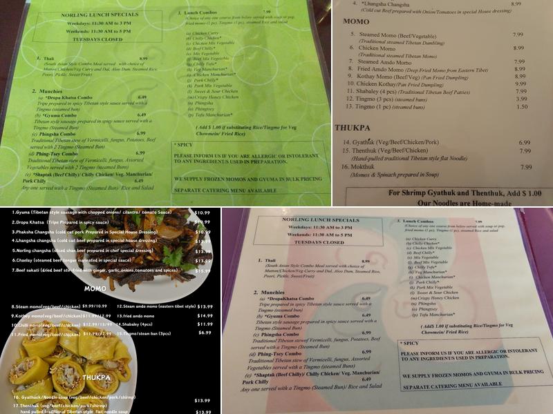 Norling Menu