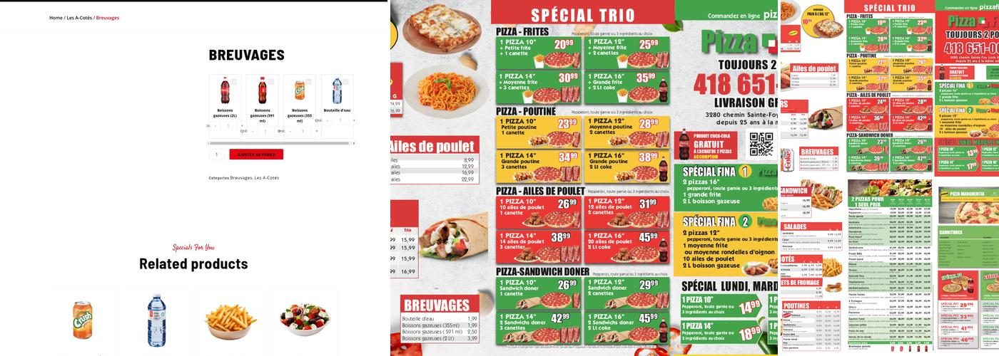 Pizza Fina Menu