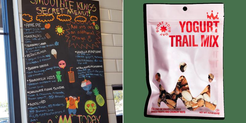 Smoothie King Menu