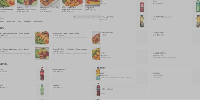 Bourbon St Grill Menu