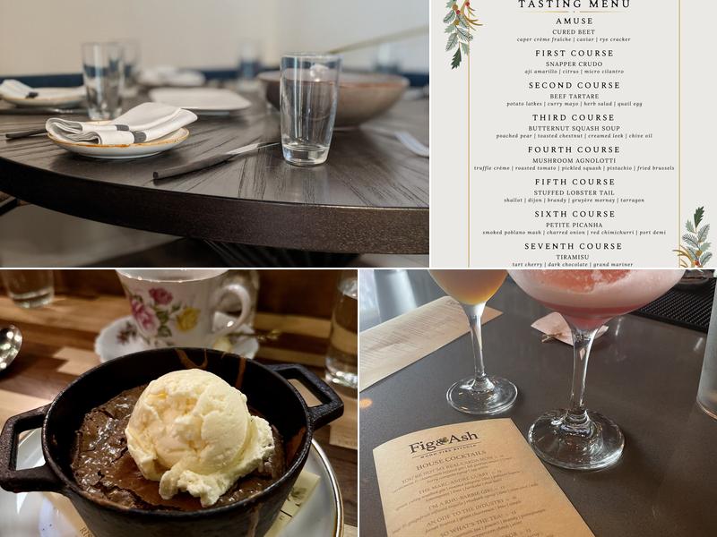 Fig & Ash Menu