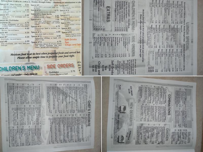 Laredo Grill Menu