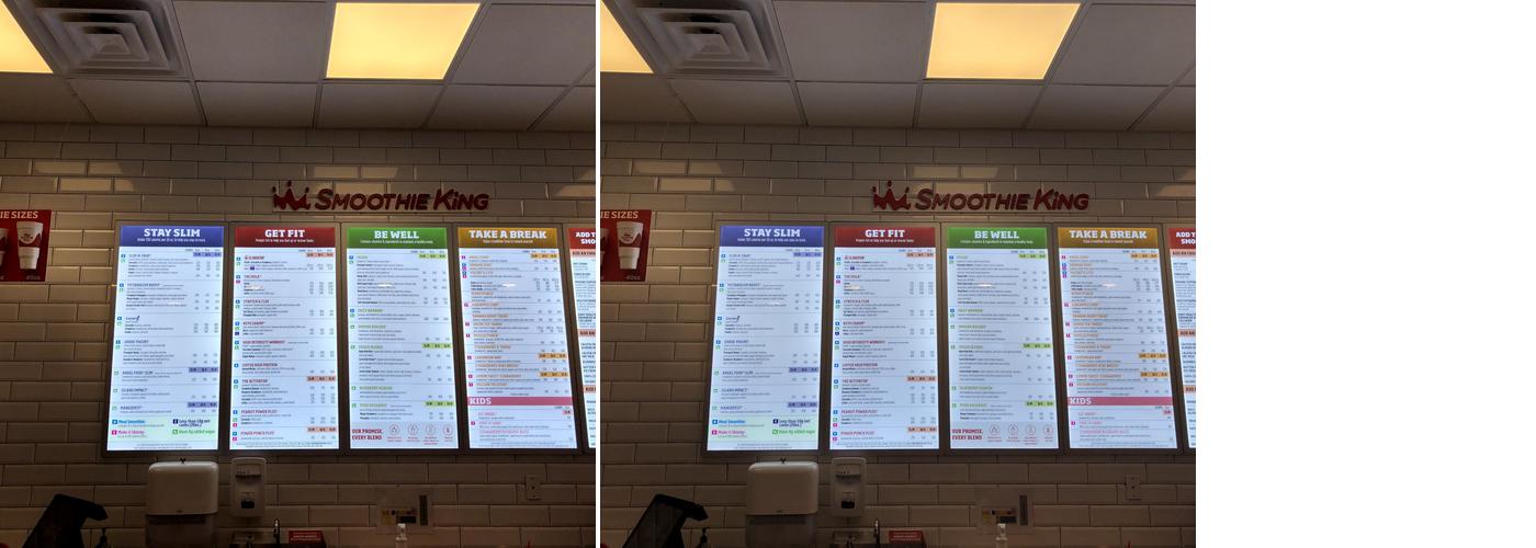 Smoothie King Menu