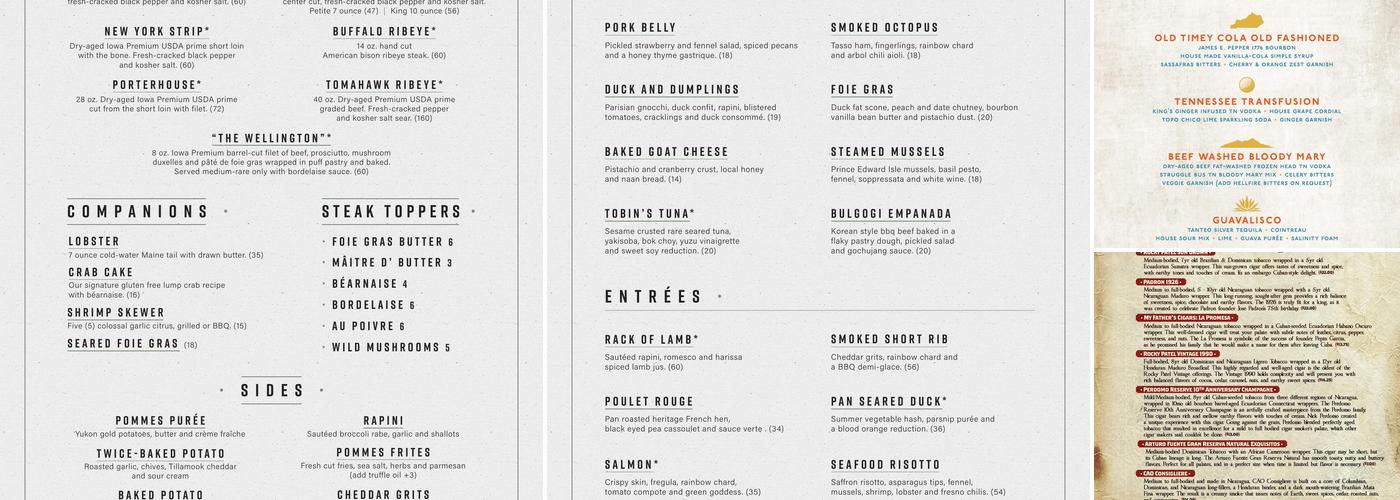 The Greenbrier Menu