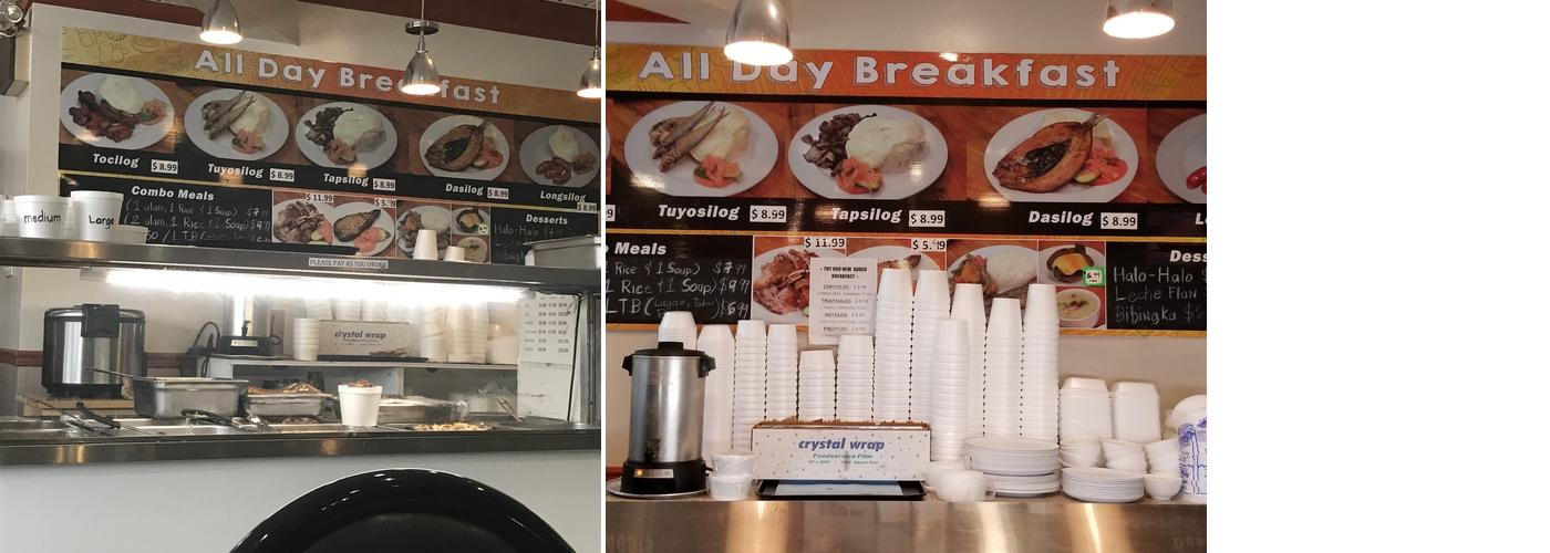 Handaan Filipino Cuisine Menu