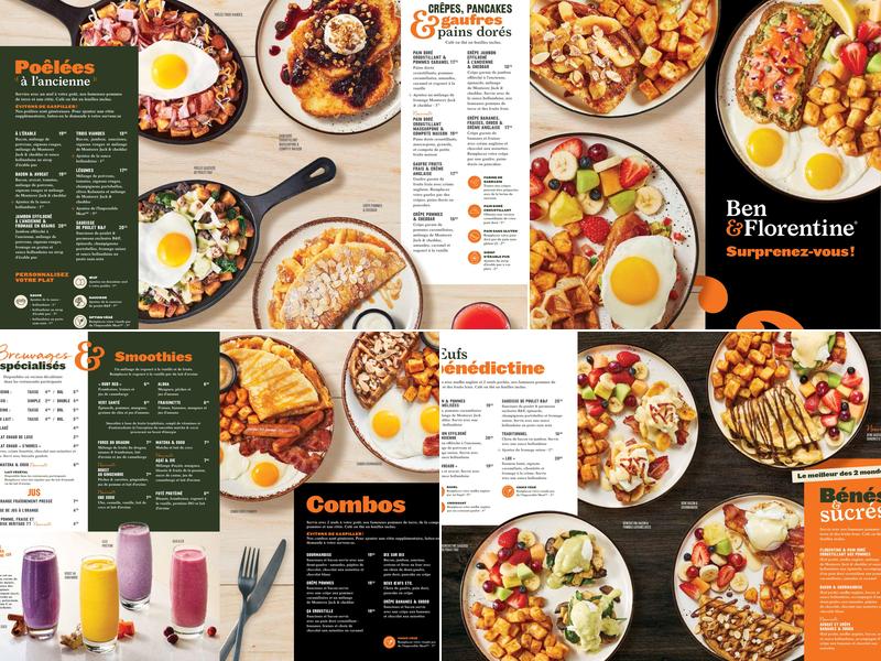 Ben & Florentine Menu