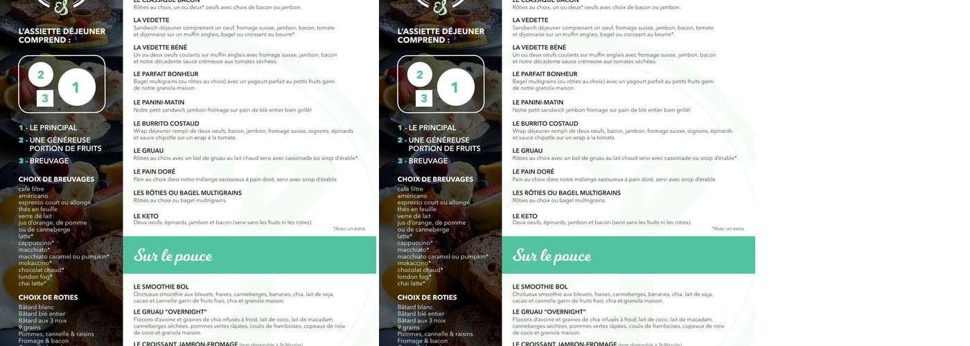 ES Café Menu