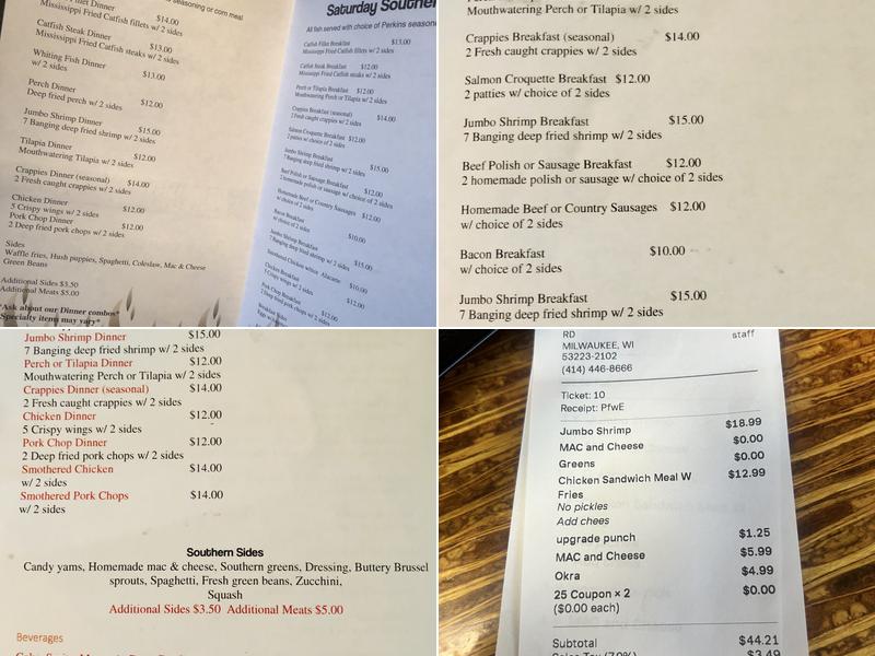 Perkins Boyz On Tha Grill Menu