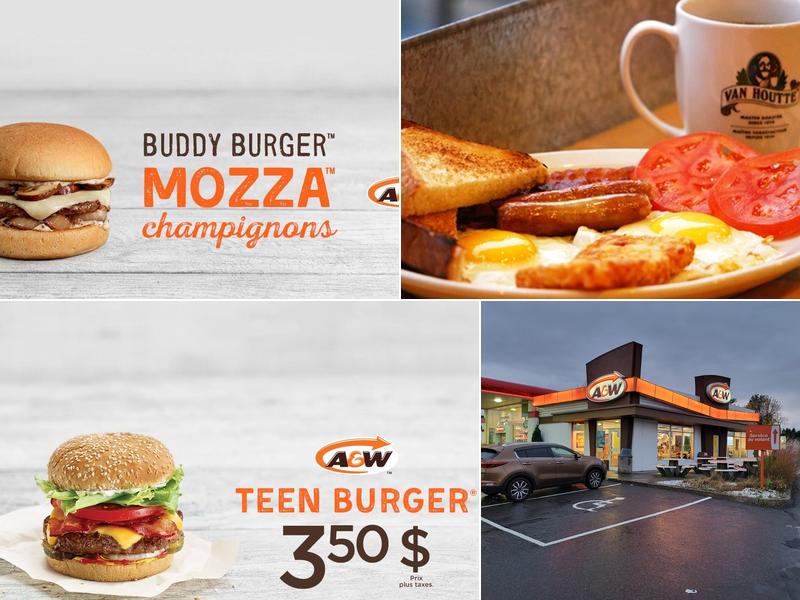 A&W Canada Petro Canada,  1230 Chem. Olivier, Saint-Nicolas